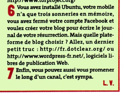 Fin encadré double centrale Siné Hebdo du 1er juillet 2009 Fin encadré double centrale Siné Hebdo du 1er juillet 2009