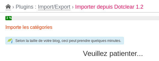 Importation depuis 1.2